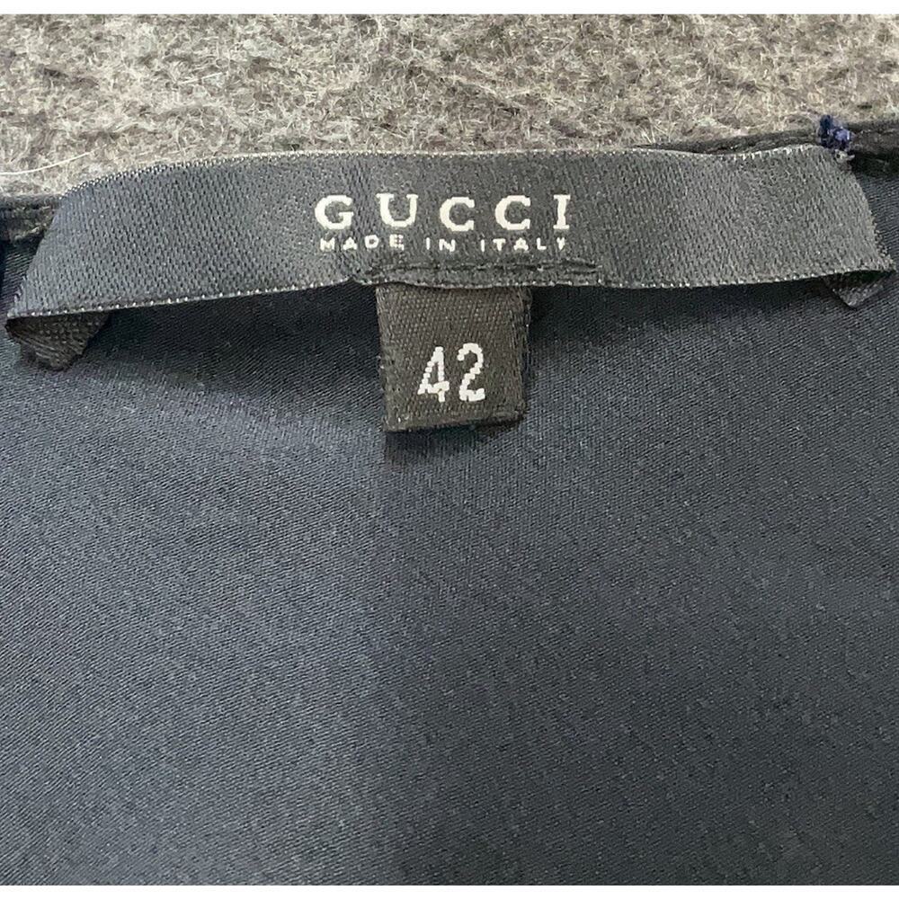 Gucci by Tom Ford Fall 2002 Front Tie Black Silk Slip Dress Mini Veck Vintage 42 - Picture 4 of 15